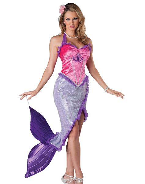 Beautiful Sexy Mermaid Little Mermaid Sea Princess Womens Halloween ...