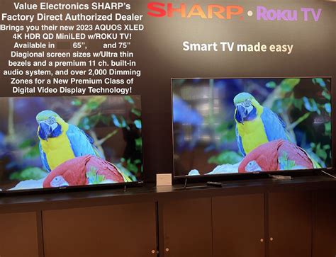 Sharp 2023 AQUOS QD MiniLED XLED Series 4K HDR TV With Over 2 000