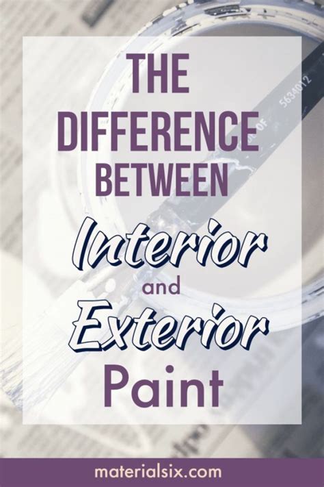 Difference Between Interior And Exterior Paint Interior Ideas