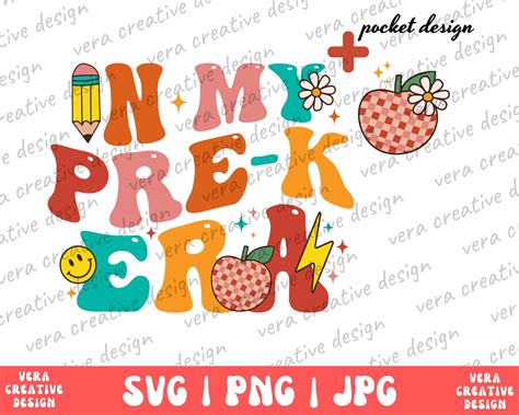 In My Pre K Era Svg Png Preschool Era Svg Back To School Svg First Day