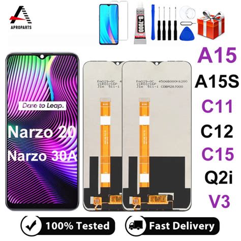 หน้าจอ Oppo A15 A15s Realme C11 C12 C15 V3 Q2i Narzo20 30a Lcd จอแสดงผล Th