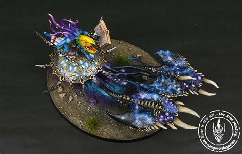 Herald Of Tzeentch On Burning Chariot Painted Commission Chaos Daemons Warhammer Ebay