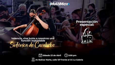 Orquesta Sinf Nica De Carabobo En Multimax Valencia