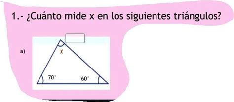 Solved La Respuesta Es 130 Por Fa Dime Si Sabes 1 Cuánto Mide X En