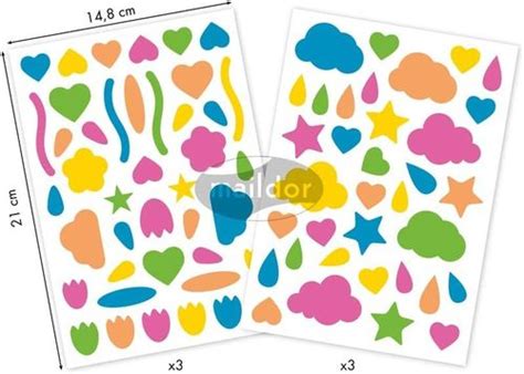 Gommettes Autocollantes Baby Multiformes Fluo Maildor Mille Et Une