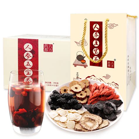 Chinese Health Tea Herb Ginseng Root Mulberry Fruit Herbal Sex Tea For