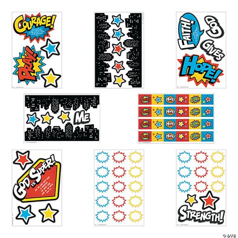 Superhero Vbs Bulletin Board Set Oriental Trading