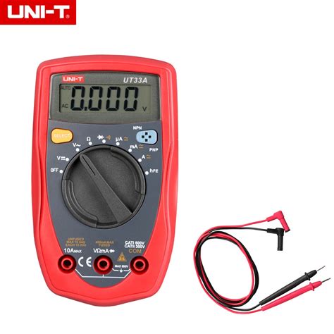 UNI T UT33A UT 33A Palm Size Handheld Digital Multimeters Auto Range 3