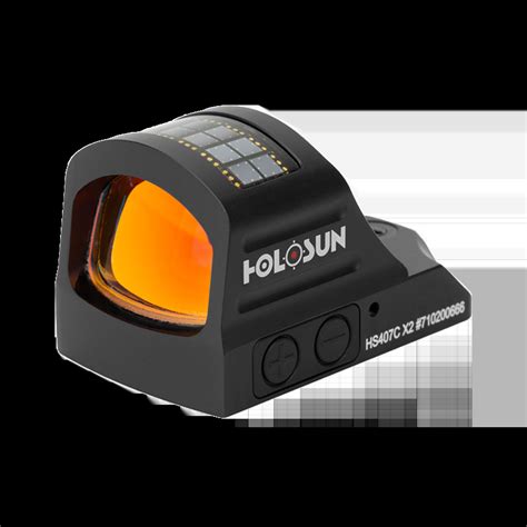 Holosun 407c X2 2 Moa Red Dot Solar Powered Reflex Sight