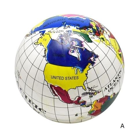 Globe Terrestre Gonflable Ballon La Carte Du Monde Globe Balle