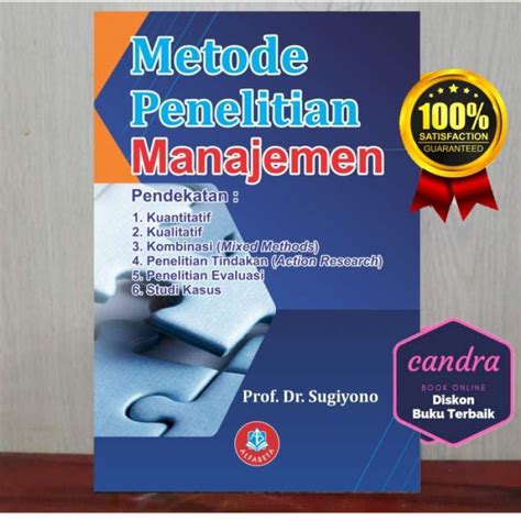 Promo Buku Metode Penelitian Manajemen Edisi Revisi Prof Dr