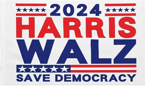 Kamala Harris Walz Garden Flag Lgbt Gay Pride Rainbow Kamala