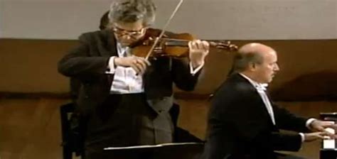 NEW TO YOUTUBE Pinchas Zukerman Marc Neikrug Franck Violin Sonata