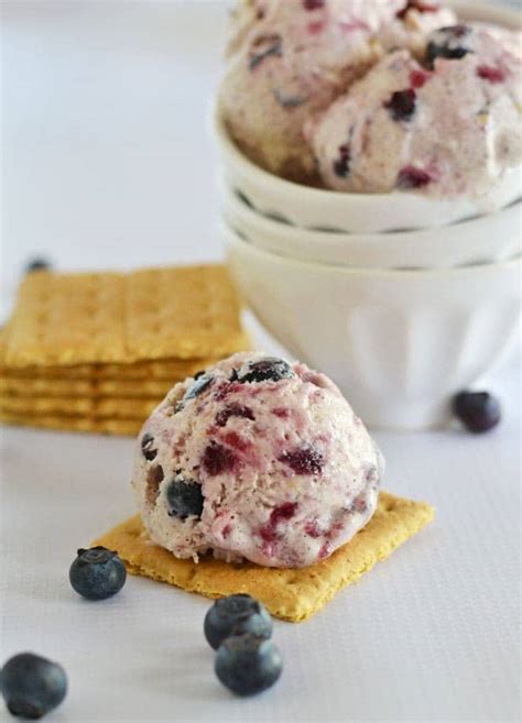 Blueberry Cheesecake Ice Cream Kitchen Meets Girl