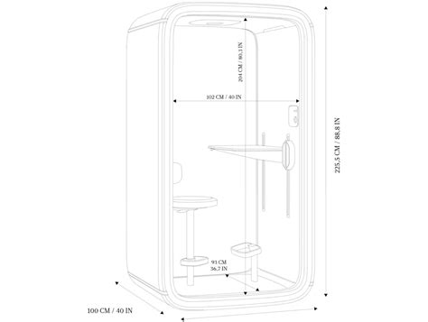 Framery One Acoustic Phone Booth 1 Person Meeting Pod