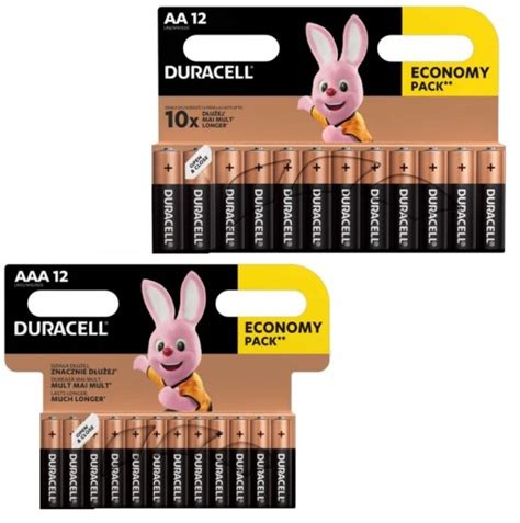 Bateria Alkaliczna Duracell 12x Lr6 Aa 12x Lr03 Sklep Opinie Cena W Allegropl