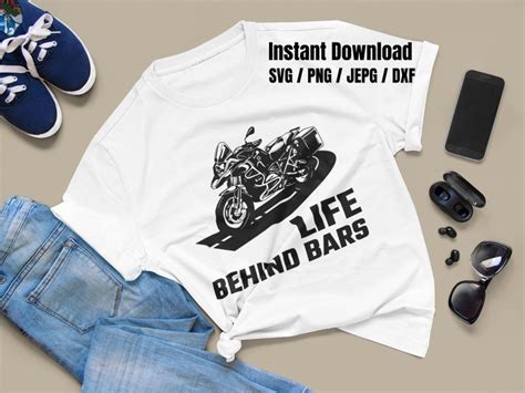 Life Behind Bars Svg Motorcycle Svg Motorbike Svg Biker Etsy