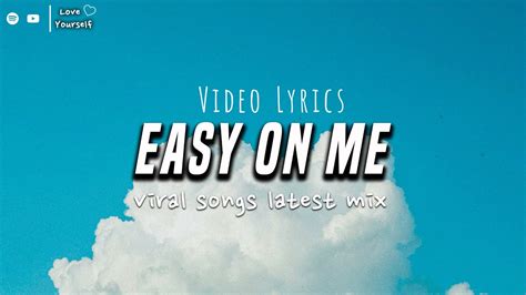 Easy On Me Top Hit English Love Songs Acoustic Cover Of Popular