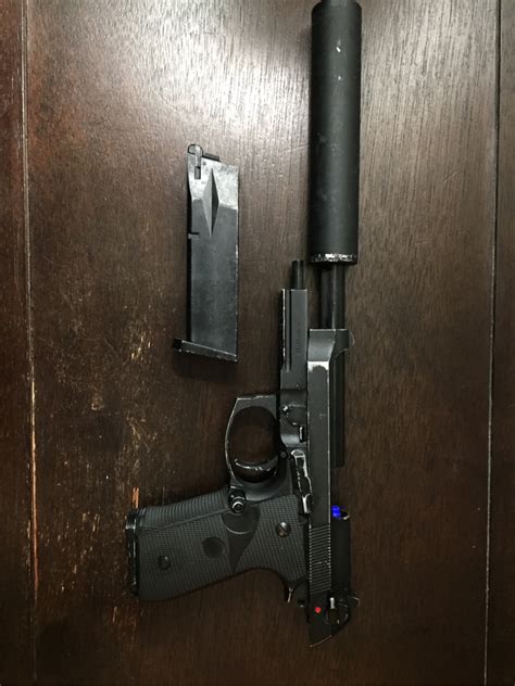 SOLD Professionally Upgraded KJW M9 W Aftermarket 1 Piece Threaded