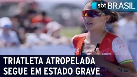 Triatleta Luísa Baptista é atropelada no interior de SP e segue