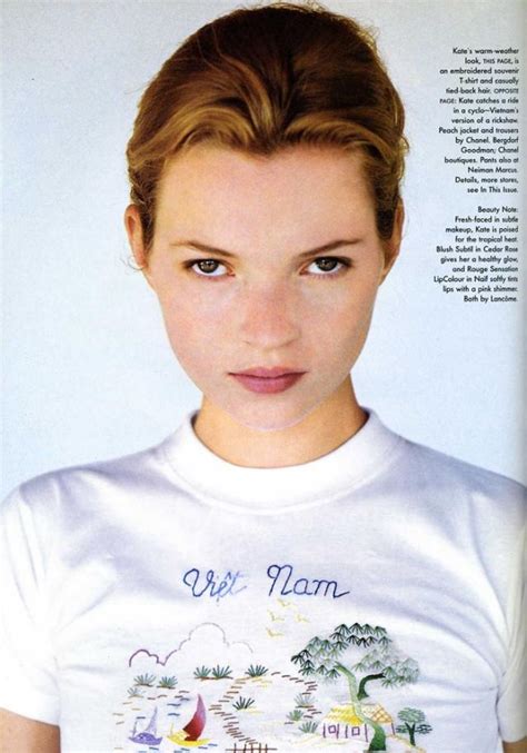 Good Morning Vietnam Kate Moss By Bruce Weber For Vogue Us June