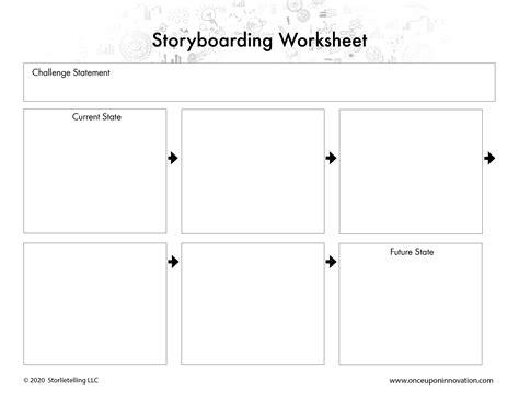Storyboarding Worksheet - Once Upon an Innovation