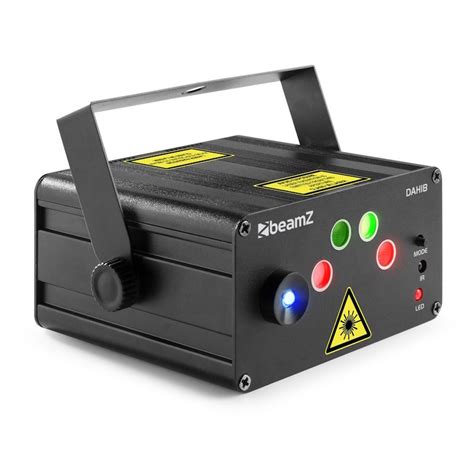 Beamz DAHIB Double RG Gobo Laser System With Blue LED DJ Mix Club