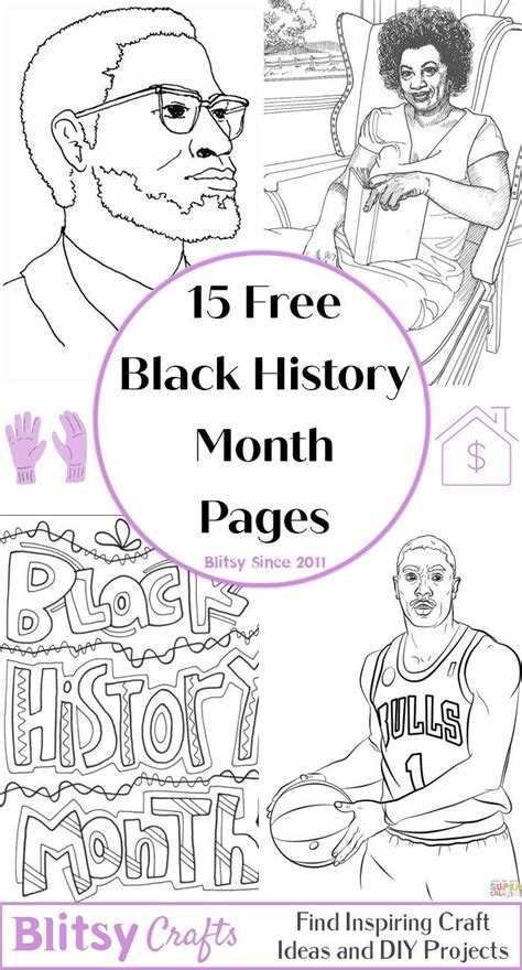 Free Coloring Pages And Black History Month