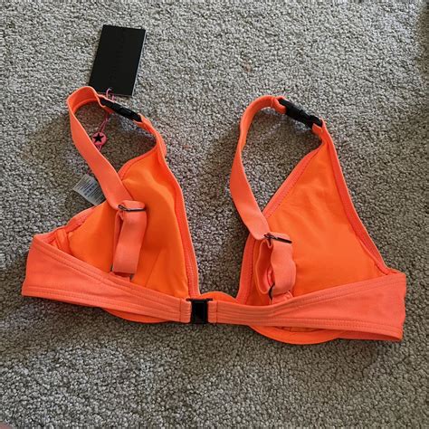 South Beach Women S Orange Bikini And Tankini Tops Depop