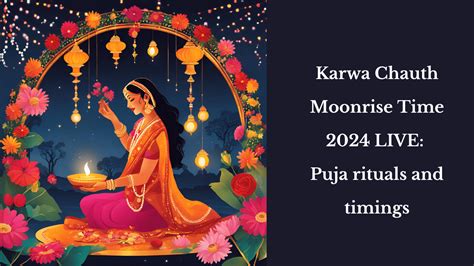 Karwa Chauth Moonrise Time Live Karva Chauth Moon Timing In India