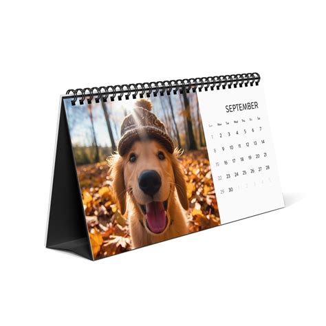 Golden Retriever 2024 Desktop Calendar Golden Retriever T Golden