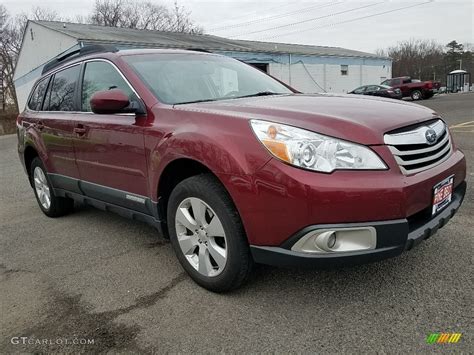 2011 Ruby Red Pearl Subaru Outback 2 5i Premium Wagon 125001291 Photo