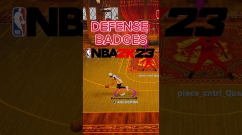 Nba K Best Defense Badges How To Play Defense Nba K