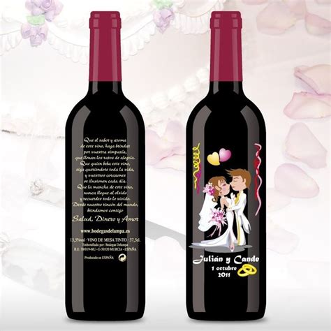 Vino Personalizado Para Boda Vinos Personalizados Botellas De Vino