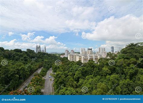 View Of Lush Greenery Sub Urban Landscape At Telok Blangah District