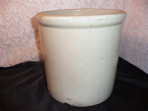 Vintage Red Wing 2 Gallon Crock, Circa 1906 1936, Red Wing Union Stoneware Company, Blue 2, Red ...