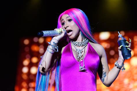 Cardi B Completely Naked In Press Album Art