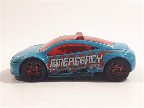 2014 Hot Wheels Hw City Mitsubishi Eclipse Concept Car Blue Die Cast T Treasure Valley