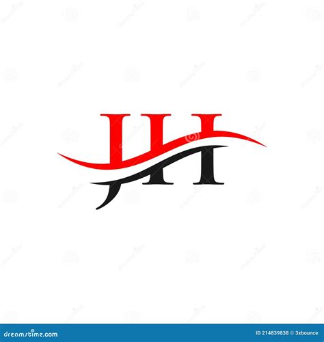 Design Moderno Do Logotipo Jh Para Identidade Empresarial E Empresarial