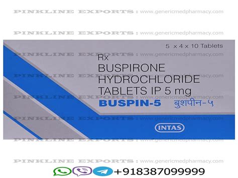 Buspin Buspirone Mg Bupropion Tablets Non Prescription Treatment