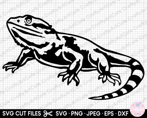 Bearded Dragon Png Bearded Dragon Svg Bearded Dragon Vector Etsy Svg Bearded Dragon Dragon