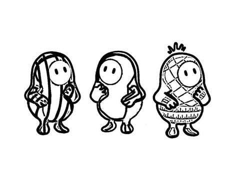 Printable Fall Guys Coloring Pages Printablelib