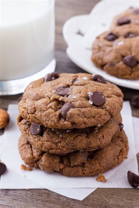 Chocolate Chip Almond Butter Cookies Just So Tasty