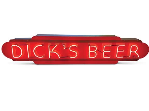 Dick S Beer Neon Porcelain Sign Auburn Fall 2019 RM Sotheby S