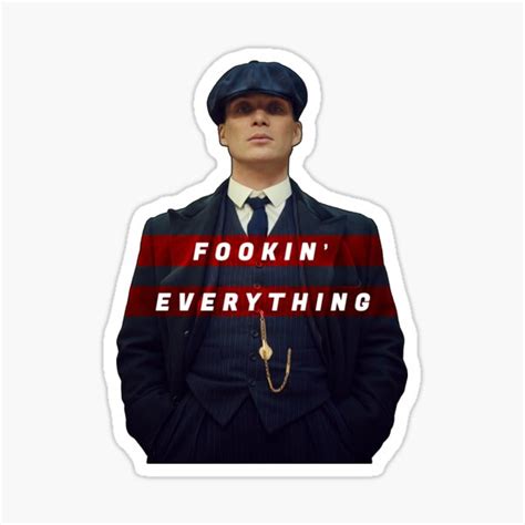 Thomas Shelby Peaky Blinders Sticker For Sale By GiyuSama Redbubble