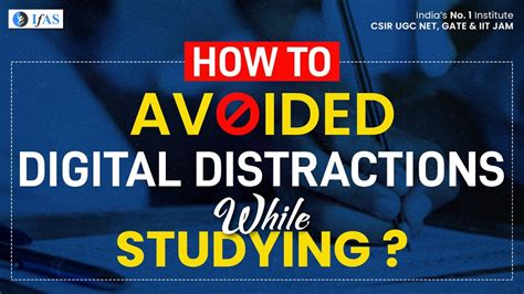 How To Avoid Digital Distractions While Studying Youtube