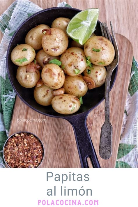 Papitas Al Lim N Receta F Cil De Botana O Guarnici N