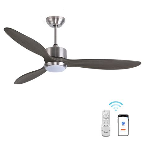 Buy Ovl Inch Led Ceiling Fan Dc Motor Ceiling Fan With Light Wood