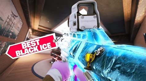 Using The Rarest Black Ice Skins In Rainbow Six Siege Youtube