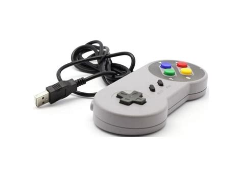 Par De Controles USB Super Nintendo Snes Joystick Windows RetroPie